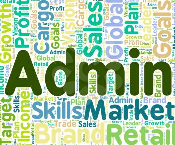 Admin Word Indicating Governing Management And Direction