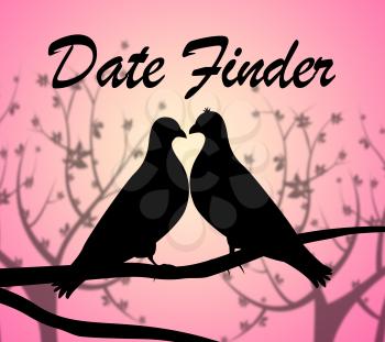 Date Finder Showing Search For And Relationship