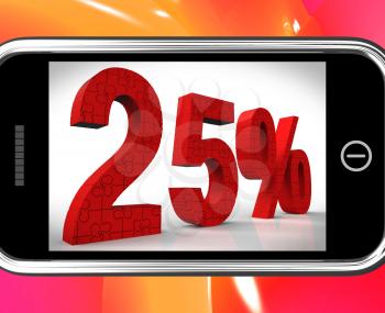 25% On Smartphone Shows Price Reductions And Bargains
