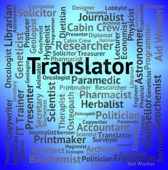 Translator Job Showing Occupations Hiring And Jobs