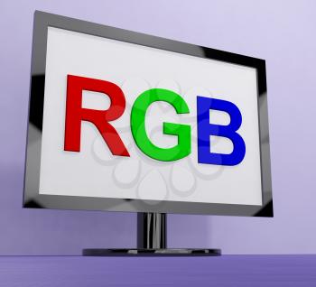 RGB Screen For Television Or Computer Monitors