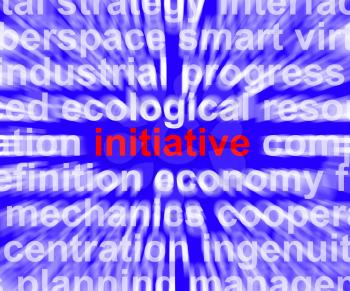 Initiative Word Means Leadership Inventiveness And Being Proactive