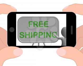 Free Shipping Phone Showing Item Shipped At No Cost