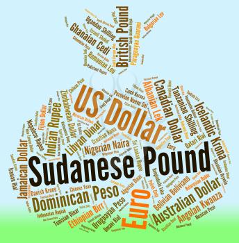 Sudanese Pound Representing Currency Exchange And Fx 