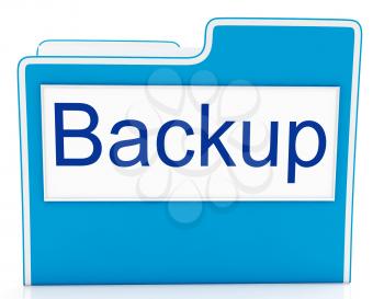 Backup File Representing Data Archiving And Drive