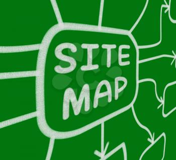 Site Map Diagram Meaning Layout Of Website Pages