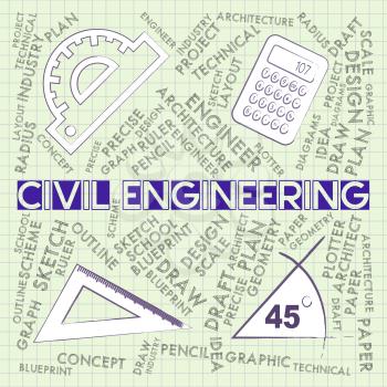 Civil Engineering Indicating Employ Occupations And Builder