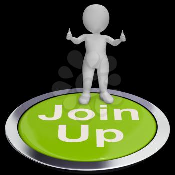 Join Up Button Showing Subscription Or Registration
