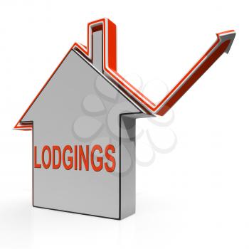 Lodgings House Showing Accommodation Or Residency Vacancy