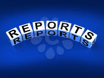 Reports Blocks Representing Reported Information or Articles
