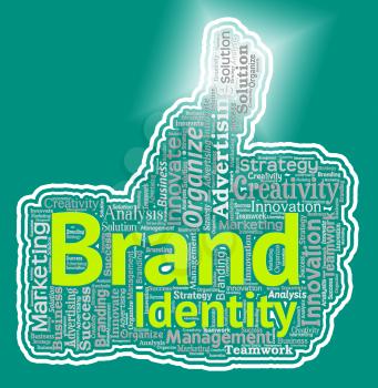 Brand Identity Thumb Indicating Company Id And Design