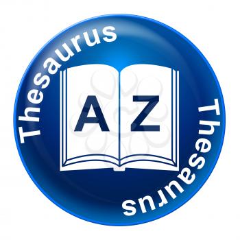 Thesaurus Sign Representing Know How And Display
