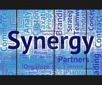 Synergy Word Meaning Work Together And Words