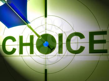 Choice Showing Life Decision Of Work Home Balance Choices