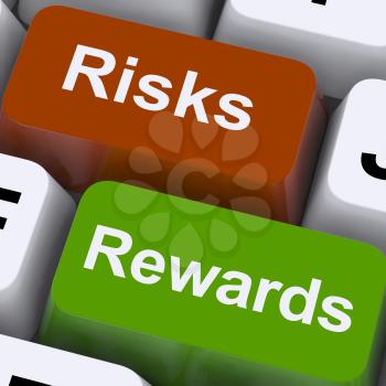 Risks Rewards Keys Showing Payoff Or Roi