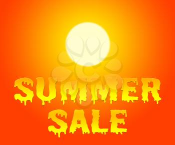 Summer Sale Retail Offer And Discount Promotion