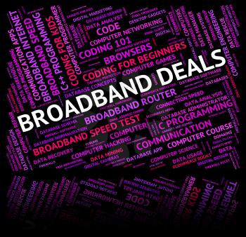 Broadband Deals Meaning World Wide Web And Computer Network