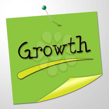 Growth Message Representing Growing Correspondence And Expand