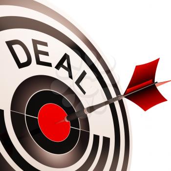 Deal Showing Bargain, Partnership Agreement, Bargains And Discounts