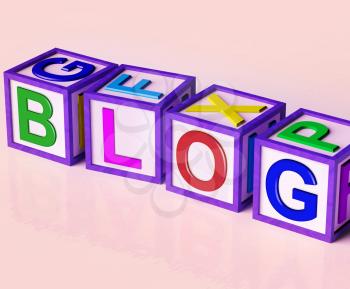 Blog Blocks Showing Internet Marketing Opinion Or News