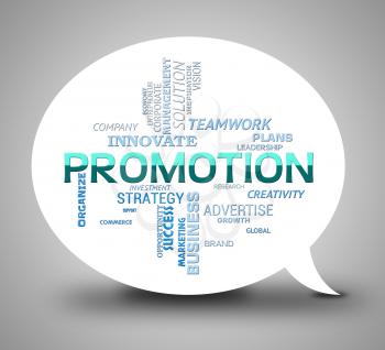 Promotion Bubble Meaning Sale Retail And Merchandise