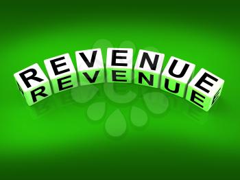 Revenue Blocks Meaning Finances Revenues and Proceeds