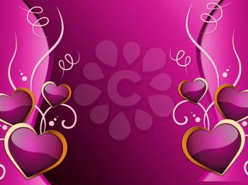 Hearts Background Meaning Romance  Attraction And Wedding
