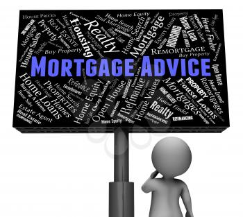 Mortgage Advice Showing Support Residence And Invest