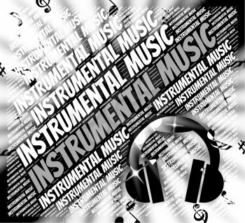 Instrumental Music Indicating Sound Tracks And Tunes