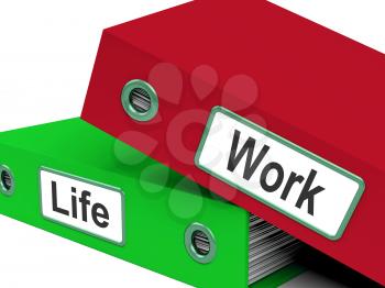 Life Work Folders Meaning Balance Of Career And Leisure