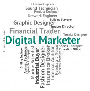 Digital Marketer Meaning High Tec And Technology