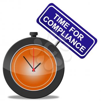 Time For Compliance Representing Agree To And Agreement