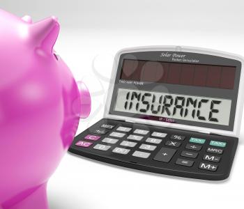 Insurance Calculator Showing Protection Of Home Life Or Car Investment