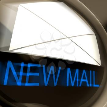 New Mail Postage Meaning Unread Email Or Message
