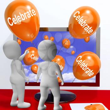 Celebrate Balloons Meaning Parties and Celebrations Online