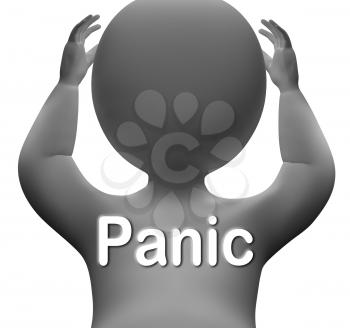 Panic Character Meaning Fear Worry And Distress