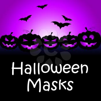 Halloween Masks Meaning Trick Or Treat And Fancy Dress