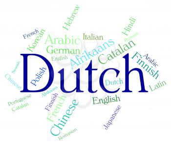Dutch Language Indicating Text Foreign And Translator