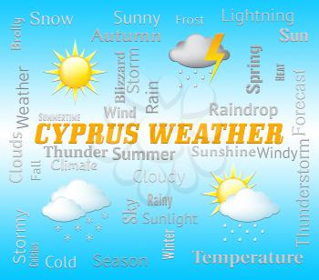 Cyprus Weather Representing Cypriot Outlook And Forecast