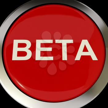Beta Button Showing Development Or Demo Version