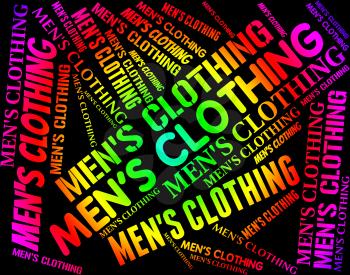 Mens Clothing Meaning Word Text And Outfit
