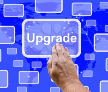 Upgrade Button Showing Software Updates To Improve Applications