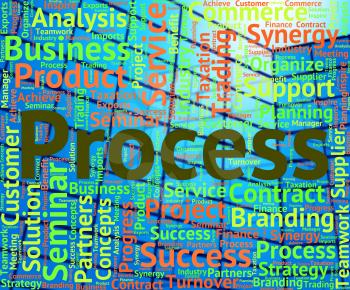 Process Word Representing Task Practice And Wordcloud