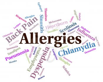 Allergies Problem Meaning Hay Fever And Disability