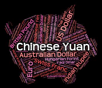 Chinese Yuan Representing Exchange Rate And Broker 