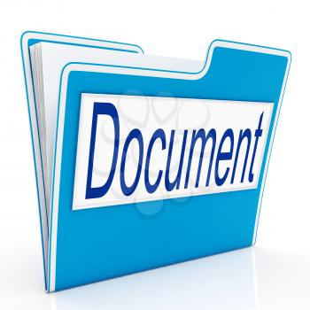 Document On File Meaning Organizing And Paperwork
