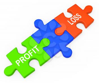 Profit Loss Showing Investment Returns For Businesses