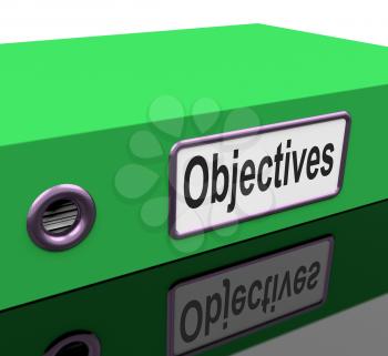 Objectives File Indicating Goals Aim And Organization