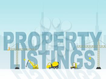 Property Listings Meaning Houses And Buildings For Sale