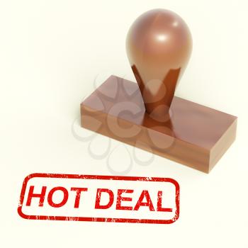 Hot Deal Stamp Shows Special Big Discounts